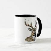 Mooie Herten met gewei Mok (Voorkant rechts)