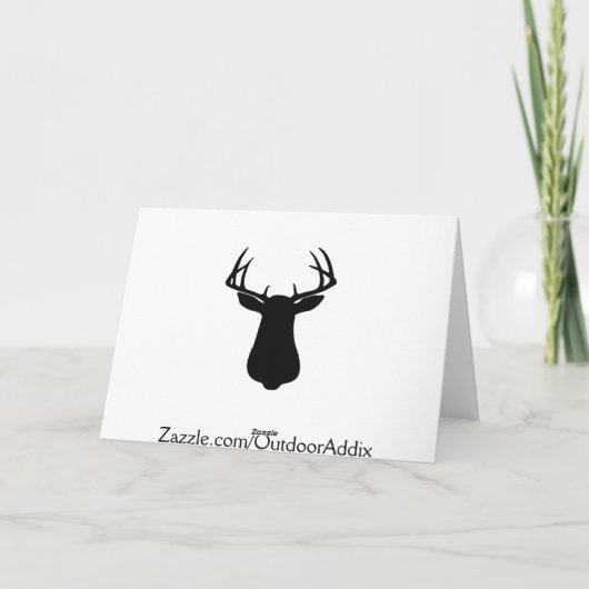 Mooie Herten Verjaardag Kaart (Achterkant)