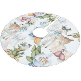 Mooie herten Waterverf kerst Kerstboom Rok