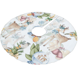 Mooie herten Waterverf kerst Kerstboom Rok