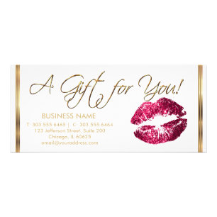 Mooie Hete Roze Lippenstift 💋 - het Certificaat Reclamekaart