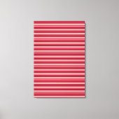 Mooie hete roze strepen canvas afdruk (Voorkant)