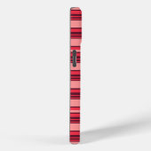 Mooie hete roze strepen Case-Mate iPhone case (Achterkant / Rechts)