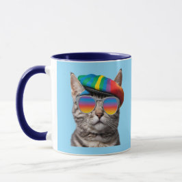 Mooie heup tabby koffiemok mok