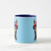 Mooie heup tabby koffiemok mok (Midden)