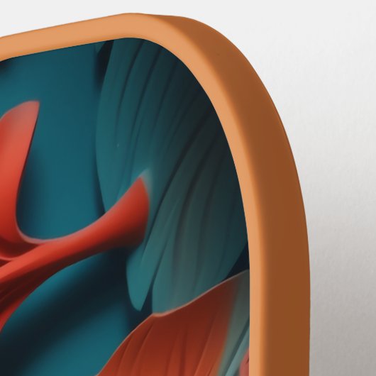 Mooie Hibsicus Pickleball Paddle (Links Detail)