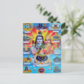 Mooie hindoe Dieties en goddessen Briefkaart (Staand voorkant)