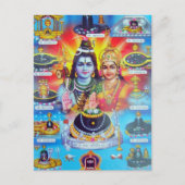 Mooie hindoe Dieties en goddessen Briefkaart (Voorkant)