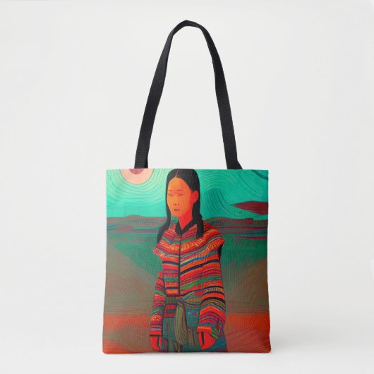 Mooie Hmong Art Tote Bag (Voorkant)