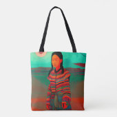 Mooie Hmong Art Tote Bag (Achterkant)