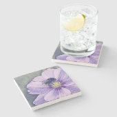 Mooie hommel bijen stenen onderzetters (Zijkant)