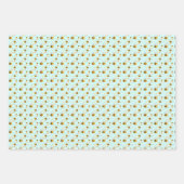 Mooie hommel en bloemen inpakpapier vel (Voorkant 3)