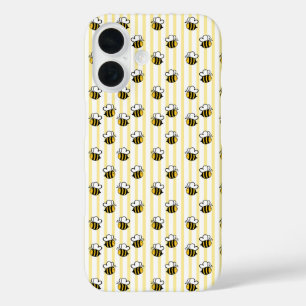 Mooie Hommels Naadloos Patroon iPhone 16 Hoesje