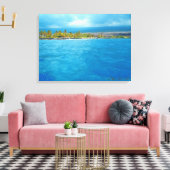 Mooie Honaunau Hawaii land zee canvas print (Insitu (Woonkamer))