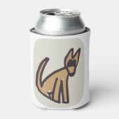 Mooie hond blikjeskoeler (Blikje Voorkant)