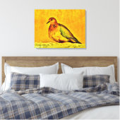 Mooie hond canvas afdruk (Insitu (Slaapkamer))