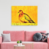 Mooie hond canvas afdruk (Insitu (Woonkamer))