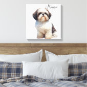Mooie Hond Canvasprint Canvas Afdruk (Insitu (Slaapkamer))