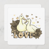 Mooie hond in liefde voor Rozen (Voorkant / Achterkant)