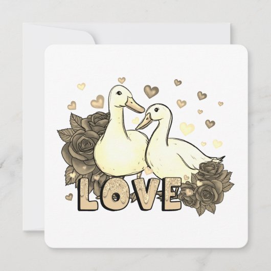 Mooie hond in liefde voor Rozen (Voorkant)