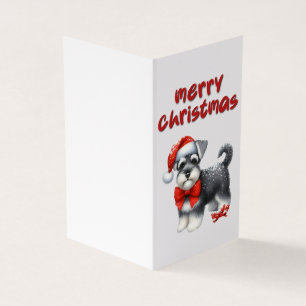 Mooie Hond Kerst Kaart