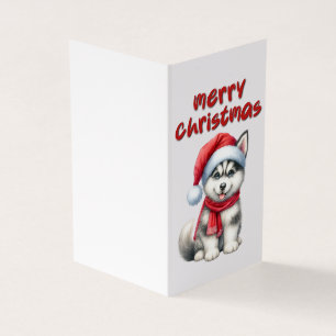 Mooie Hond Kerst Kaart