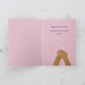 Mooie Hond met Ballonnen Moederdag Wenskaart Kaart (Binnen)