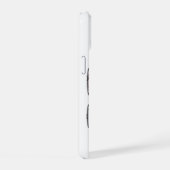 Mooie Hond Moeder Hoesje voor Telefoon | Roze Stri iPhone 15 Case (Rechterkant)