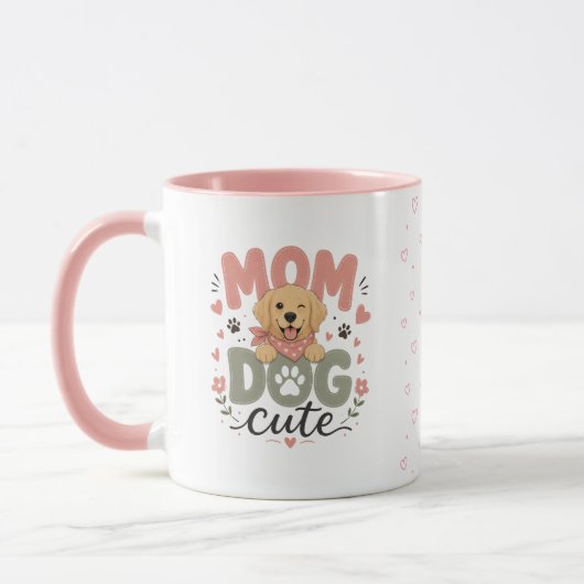 Mooie Hond Moeder Mok | Moederdag Geschenk (Links)