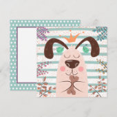 Mooie Hond Notitiekaart (Voorkant / Achterkant)