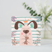 Mooie Hond Notitiekaart (Staand voorkant)