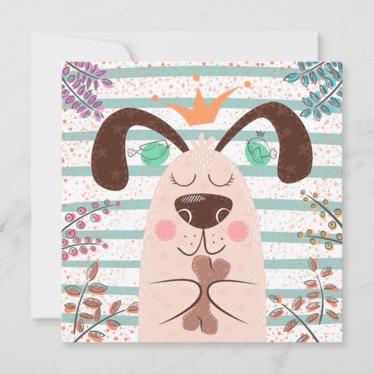 Mooie Hond Notitiekaart (Voorkant)