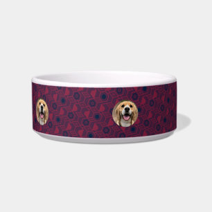 Mooie Hond Papa Huisdier Accessoire Aangepaste Naa Voerbakje