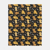 Mooie Hond Patroon Fleece Deken (Voorkant)