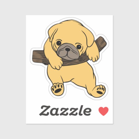 Mooie hond  sticker (Vel)