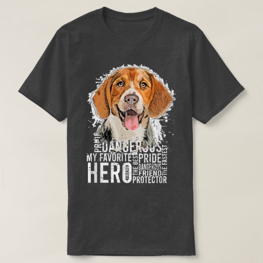 Mooie hond t-shirt (Design voorkant)
