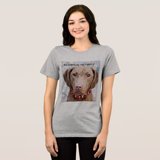 Mooie Hond T-Shirt Ontwerp (Voorkant volledig)
