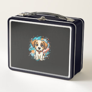Mooie Hond Verfspatten Vector Kunst_1