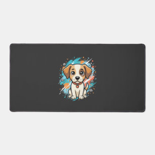 Mooie Hond Verfspatten Vector Kunst_1 Bureaumat