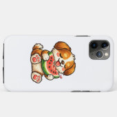 Mooie Hond Watermeloen Case-Mate iPhone Case (Achterkant (horizontaal))