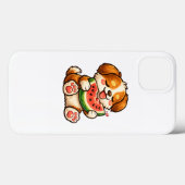 Mooie Hond Watermeloen Case-Mate iPhone Case (Achterkant (horizontaal))