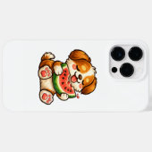Mooie Hond Watermeloen Case-Mate iPhone Case (Achterkant (horizontaal))