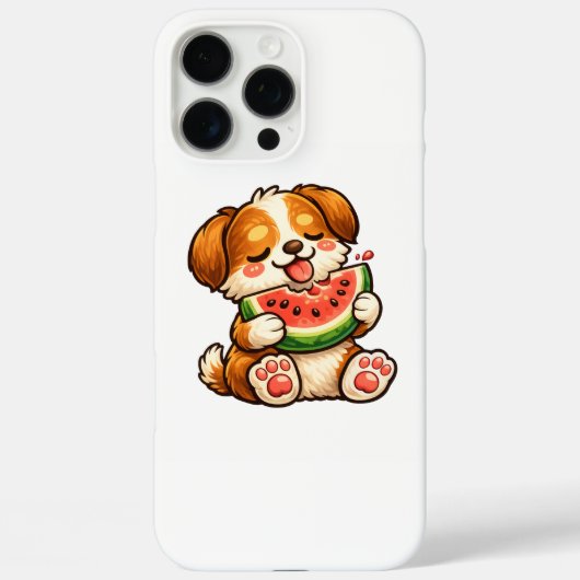 Mooie Hond Watermeloen Case-Mate iPhone Case (Achterkant)