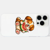 Mooie Hond Watermeloen Case-Mate iPhone Case (Achterkant (horizontaal))