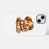 Mooie Hond Watermeloen Case-Mate iPhone Case (Achterkant (horizontaal))