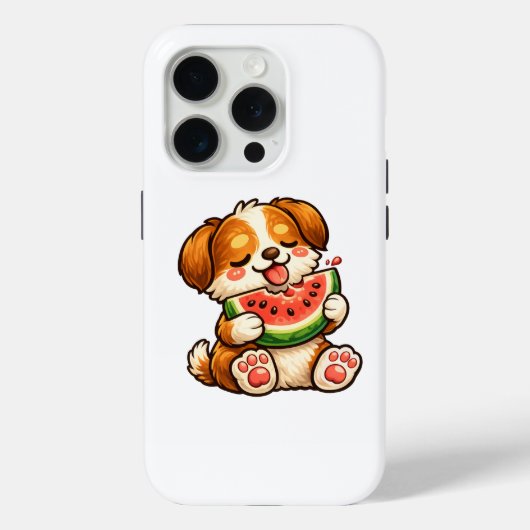 Mooie Hond Watermeloen Case-Mate iPhone Case (Achterkant)