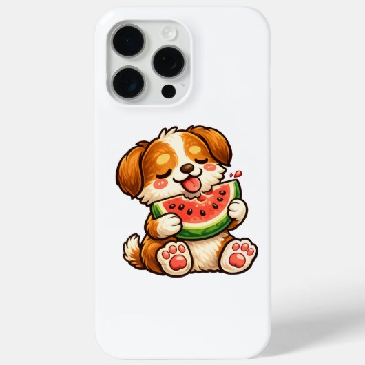 Mooie Hond Watermeloen Case-Mate iPhone Case (Achterkant)