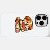 Mooie Hond Watermeloen Case-Mate iPhone Case (Achterkant (horizontaal))