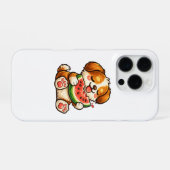 Mooie Hond Watermeloen iPhone Hoesje (Achterkant horizontaal)