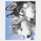 MOOIE HONDEN FLEECE DEKEN (Voorkant)